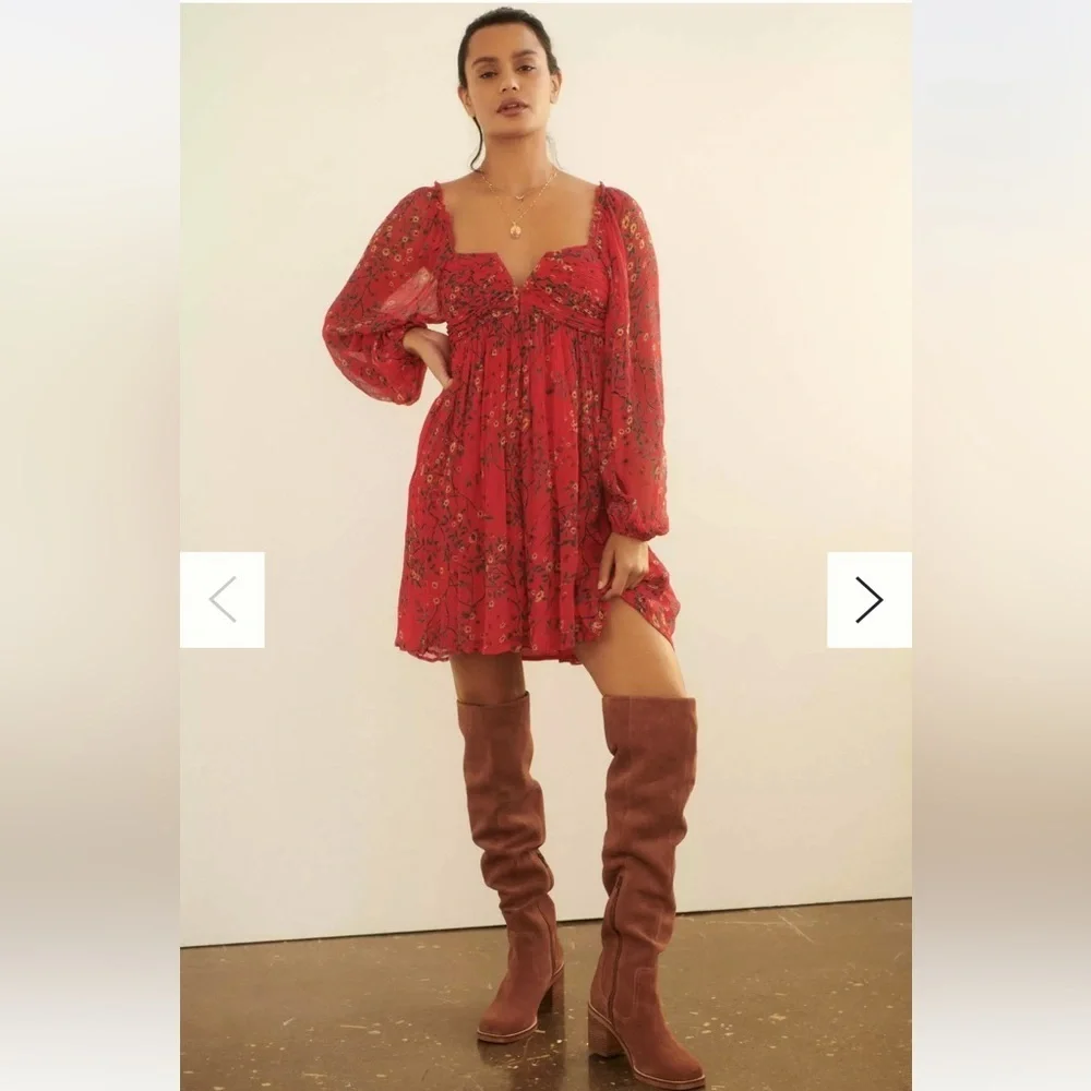 Seychelles Anthropologie taupe Overheard Suede Over-The-Knee Boot